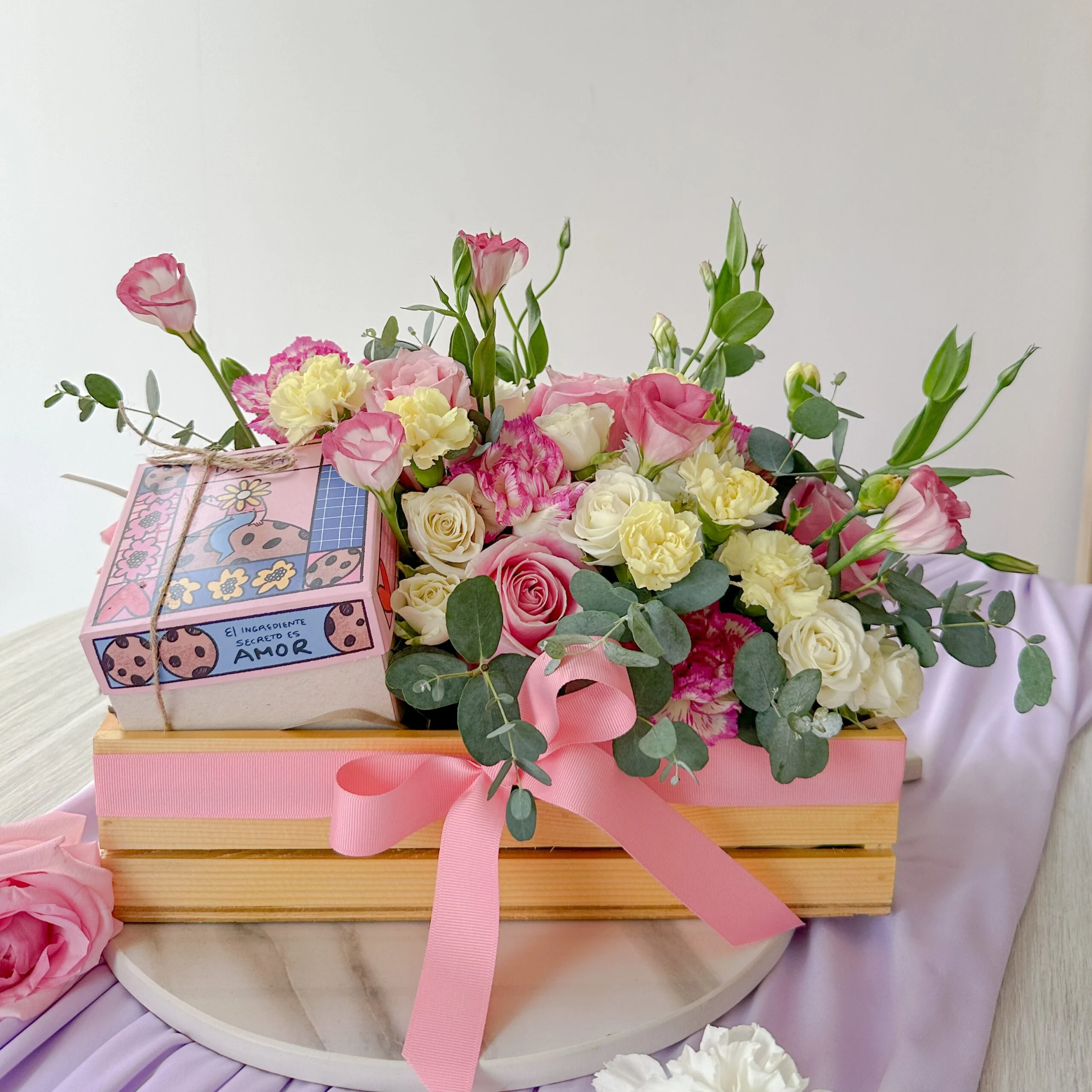 Cookies + Flowers box