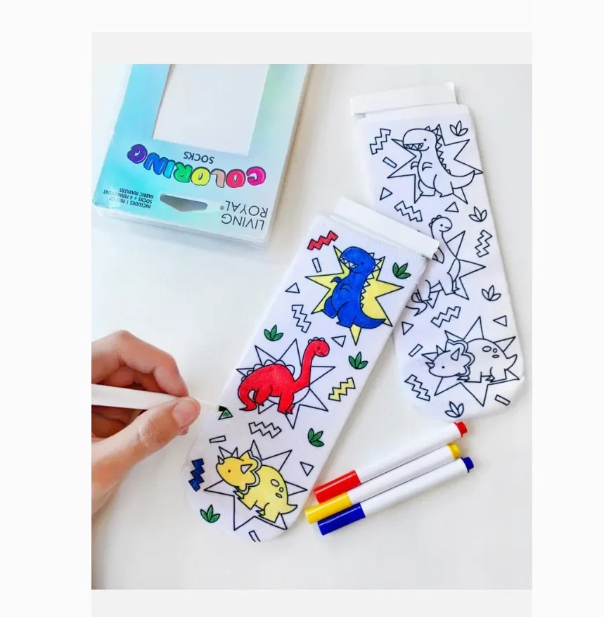 Dog Coloring Socks - Imagen 3